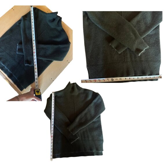 Theory Dark Gray Turtleneck Sweater - Picture 2 of 3